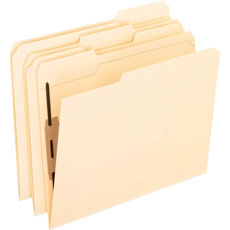 Pendaflex 1/3 Tab Cut Letter Recycled Fastener Folder – PFXM13U13