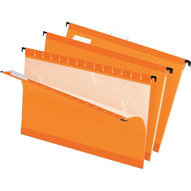 Pendaflex 1/5 Tab Cut Legal Recycled Hanging Folder – PFX415315ORA