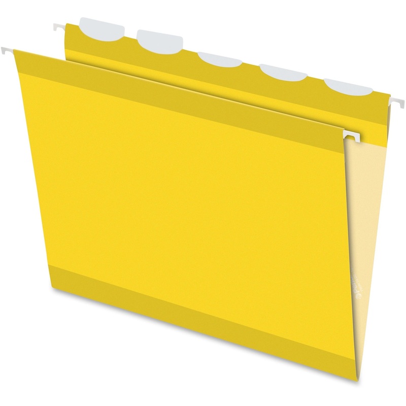 Pendaflex Ready-Tab 1/5 Tab Cut Letter Recycled Hanging Folder – PFX42624
