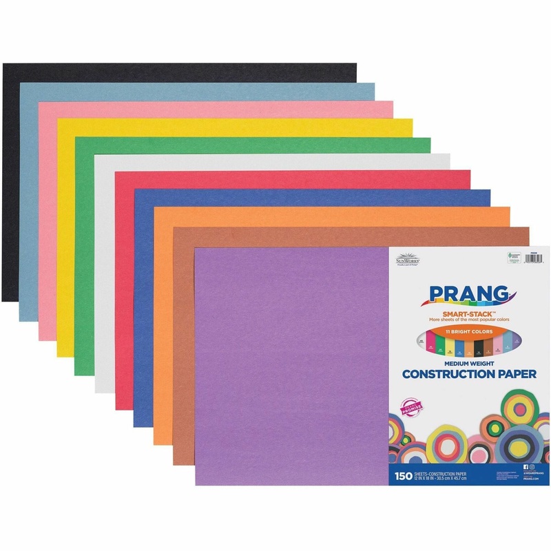 Prang 11-Color Construction Paper Smart-Stack – PAC6526