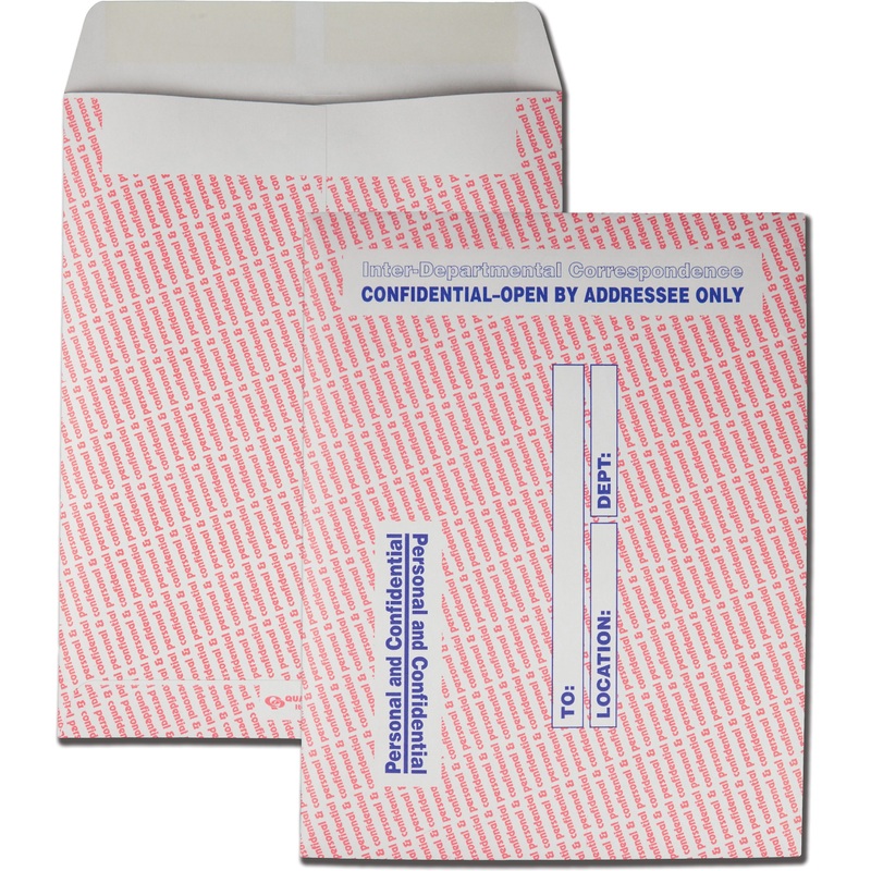 Quality Park 10 x 13 Personal and Confidential Inter-Departmental Envelopes – QUA63778