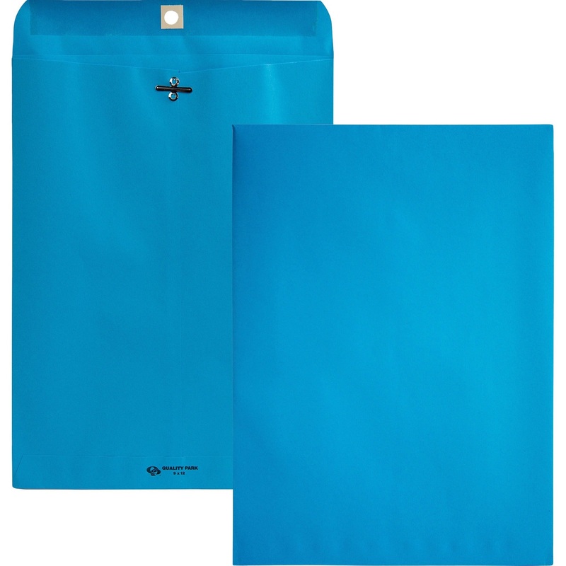 Quality Park 9 x 12 Clasp Envelopes with Deeply Gummed Flaps – QUA38737