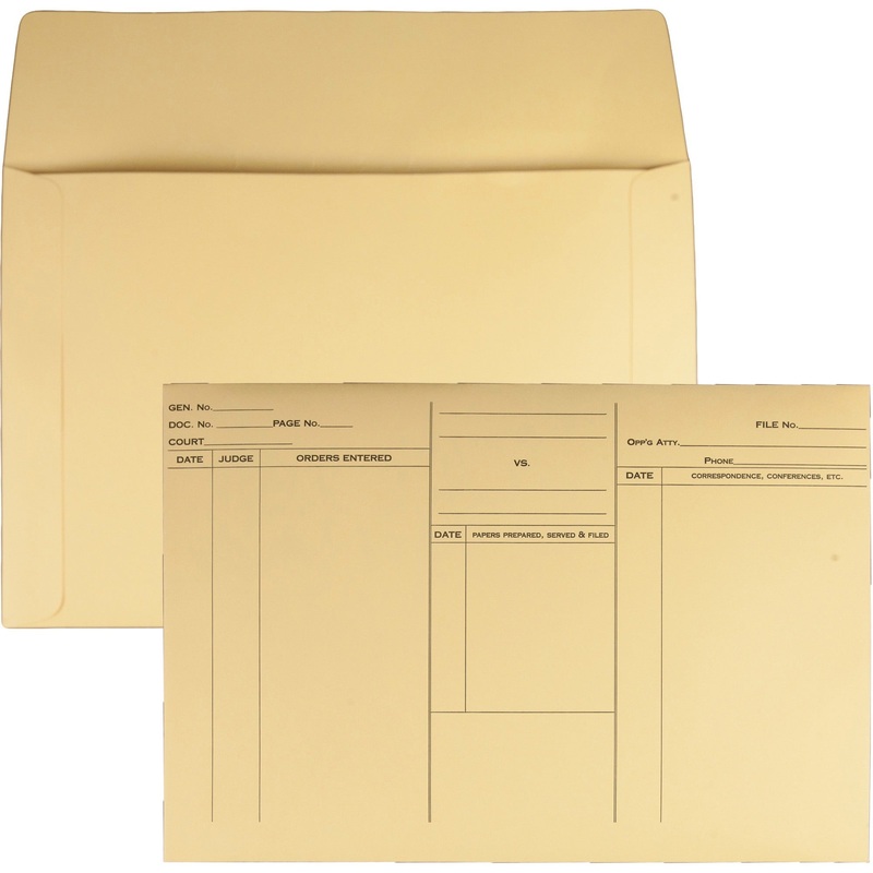 Quality Park Attorney’s File Style Fold Flap Envelope – QUA89701