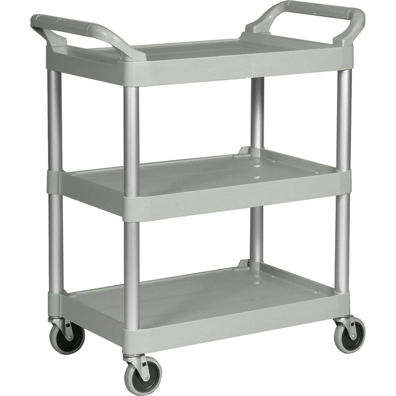 Rubbermaid Commercial 3-Shelf Utility Service Cart – RCP342488PM