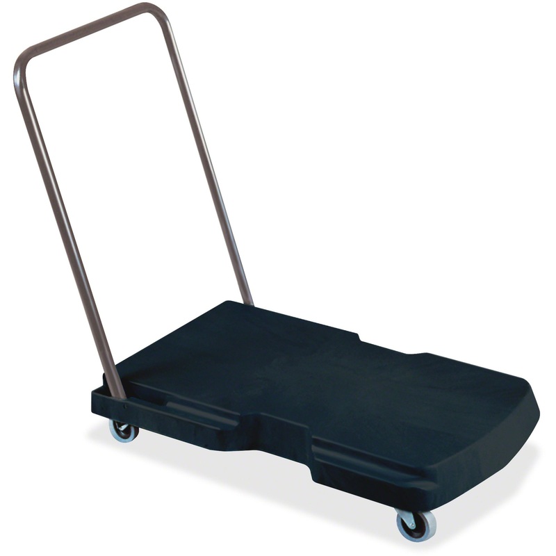 Rubbermaid Commercial 4400 Triple Trolley, Utility Duty with Straight Handle and 3 (7.6 cm) Casters – RCP440000