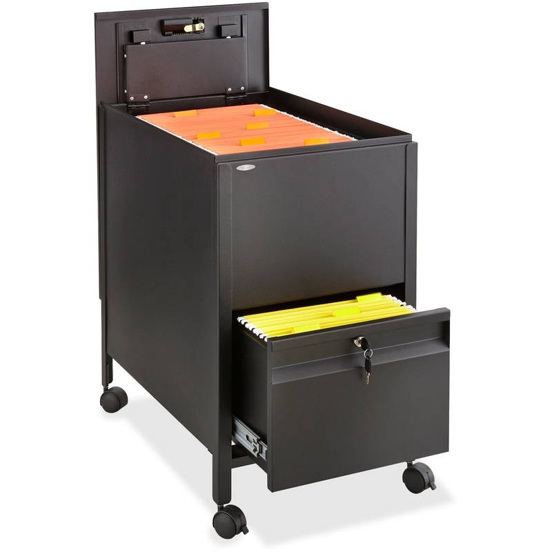 Safco Rollaway Mobile File Cart – SAF5364BL