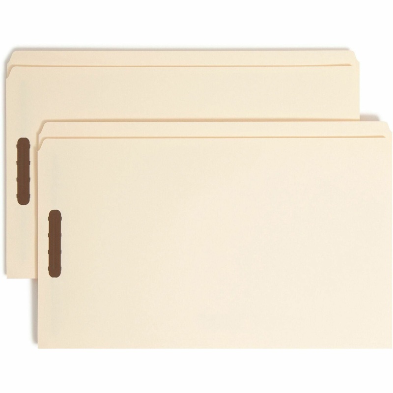 Smead Straight Tab Cut Legal Recycled Fastener Folder – SMD19513