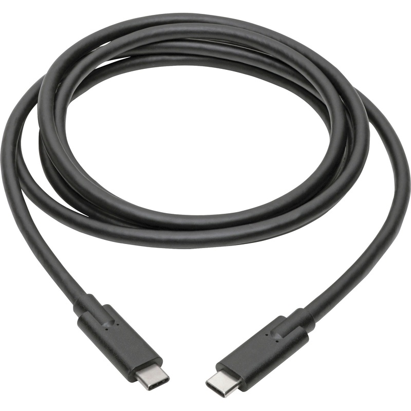 Tripp Lite USB Type C to USB C Cable USB 3.1 5A Rating 100W 5 Gbps M/M 6ft – TRPU4200065A
