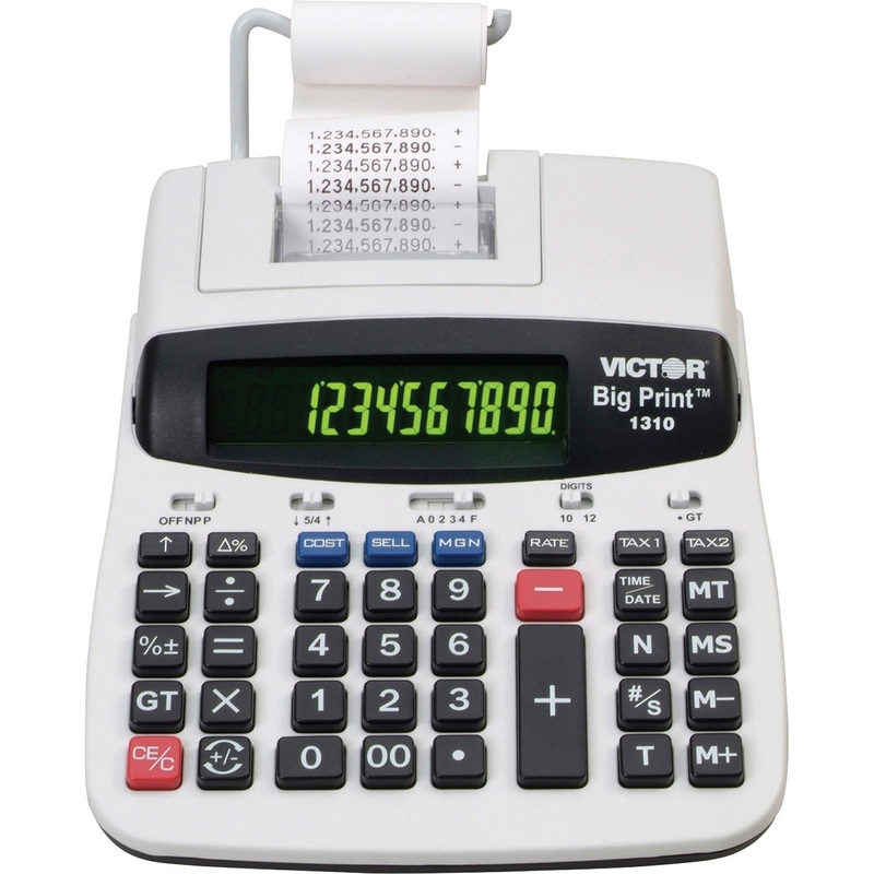 Victor 1310 Big Print Commercial Printing Calculator – VCT1310