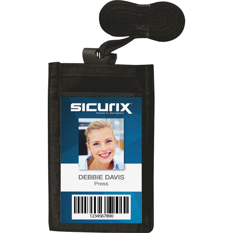 SICURIX Carrying Case (Pouch) for Business Card – Vertical – BAU55120