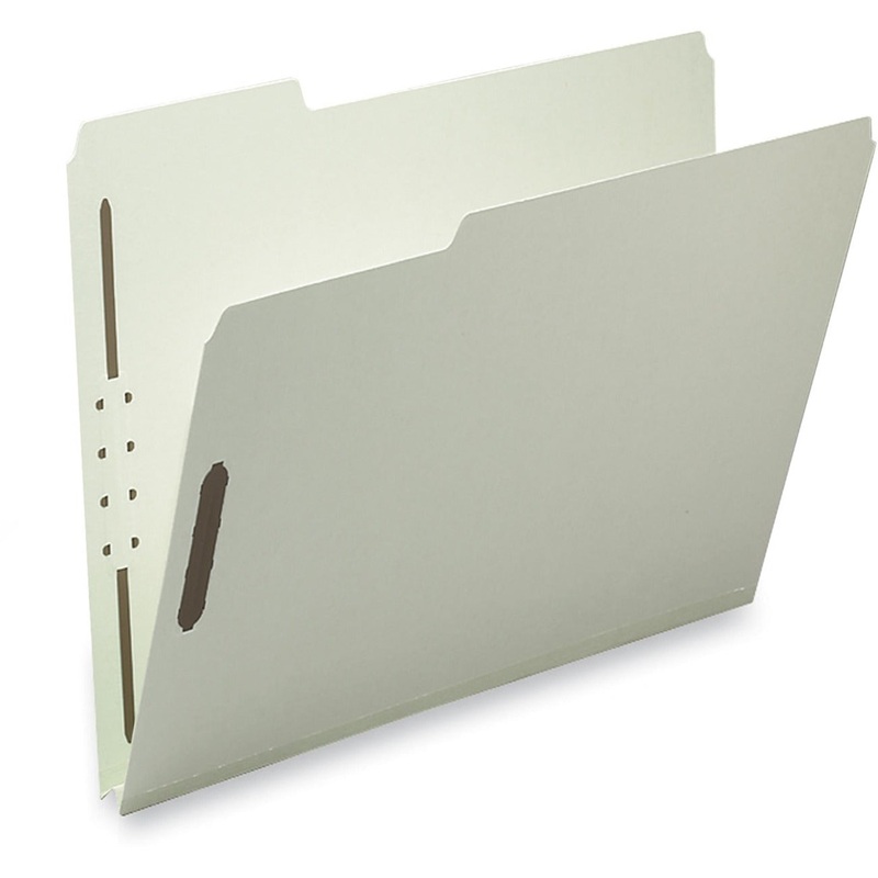 Smead 1/3 Tab Cut Letter Recycled Fastener Folder – SMD15004