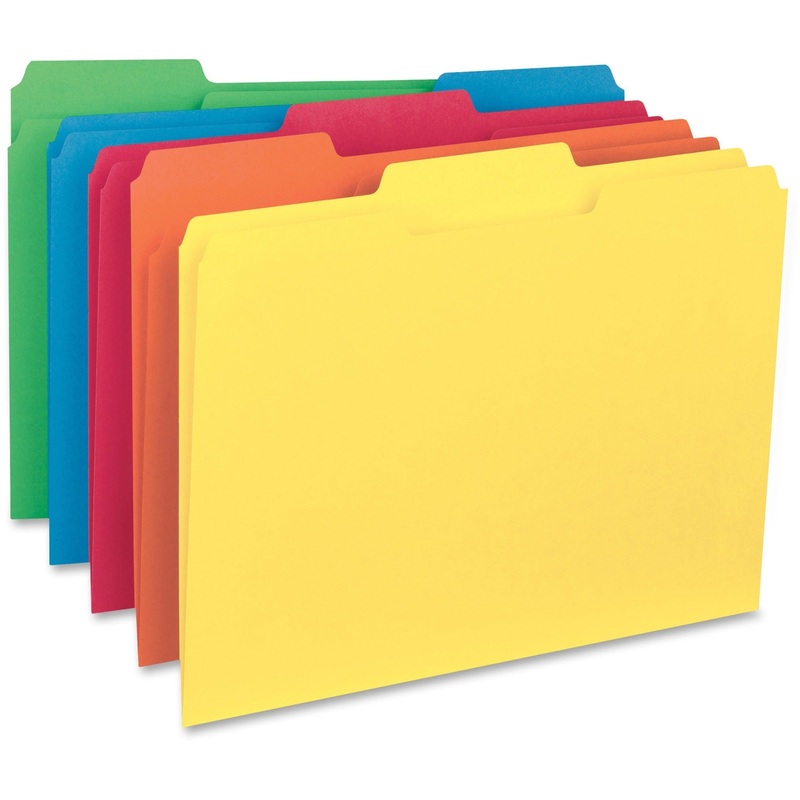Smead 1/3 Tab Cut Letter Recycled Interior File Folder – SMD10229