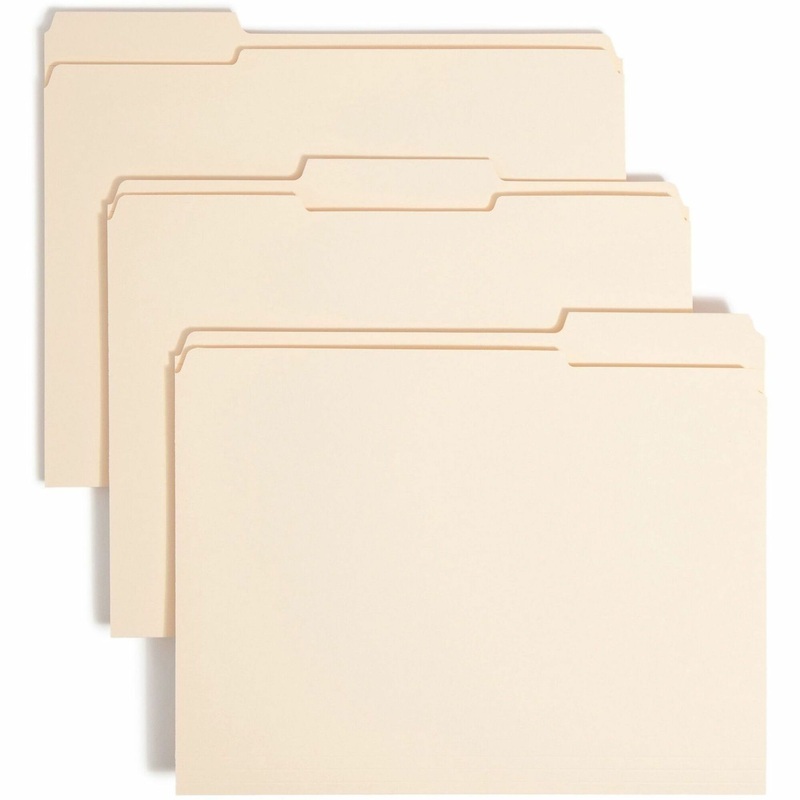 Smead 1/3 Tab Cut Letter Recycled Top Tab File Folder – SMD10434