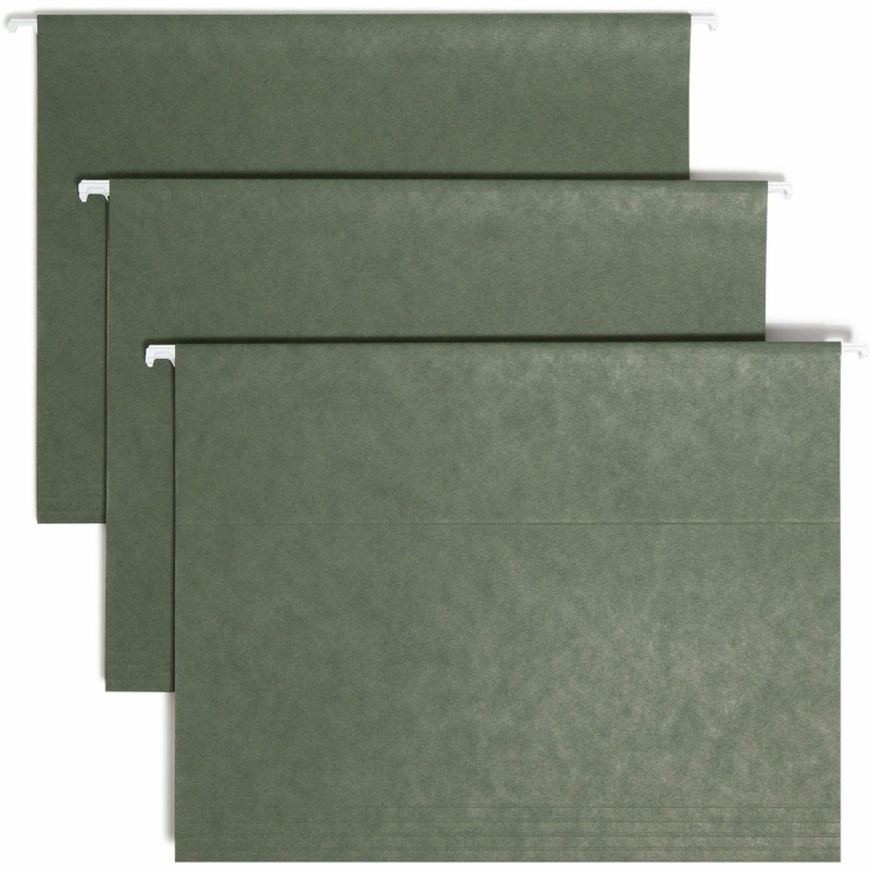 Smead 1/5 Tab Cut Letter Recycled Hanging Folder – SMD64055