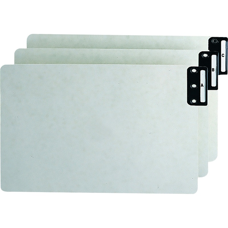 Smead 100% Recycled Filing Guides with Vertical Extra-Wide Blank Tab – SMD63276