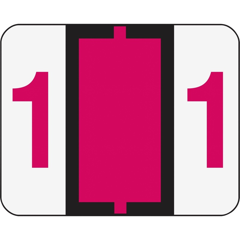 Smead BCCRN Bar-Style Color-Coded Labels – SMD67371