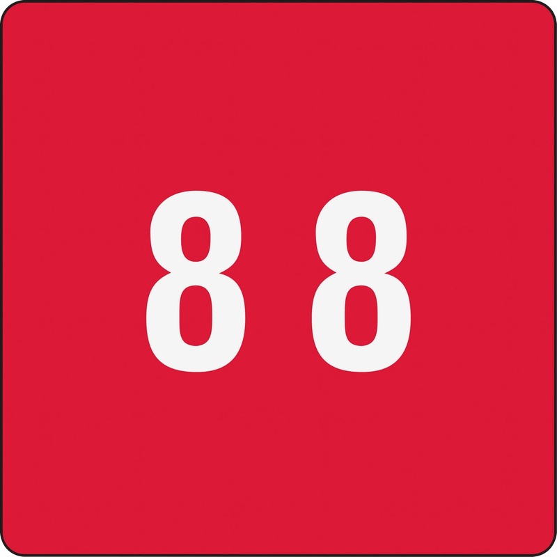 Smead DCC Color-Coded Numeric Labels – SMD67428