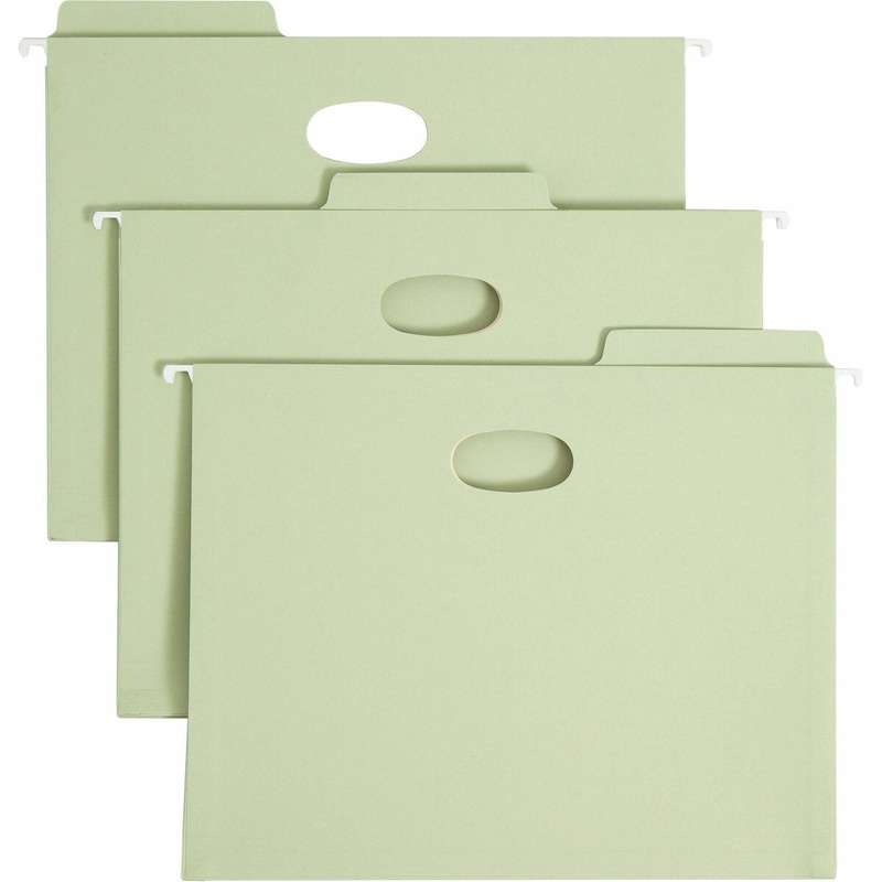 Smead FasTab 1/3 Tab Cut Letter Recycled Hanging Folder – SMD64224
