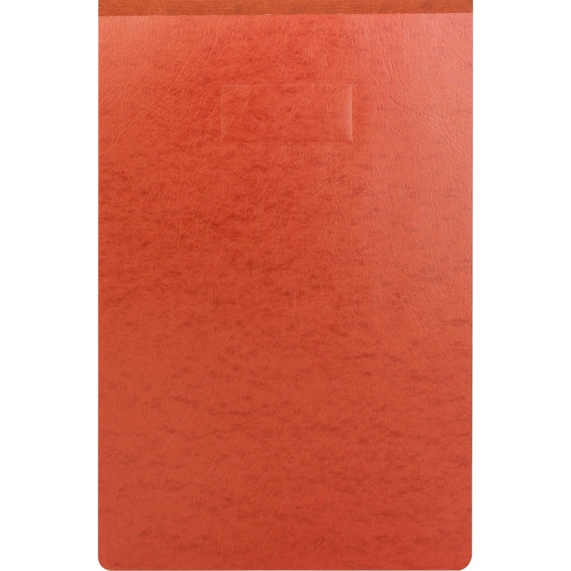 Smead Premium Pressboard Report Cover, Metal Prong with Compressor, Top Fastener, 3 Capacity, Sheet Size 11 x 17 , Red, 10 per Box (81778) – SMD81778