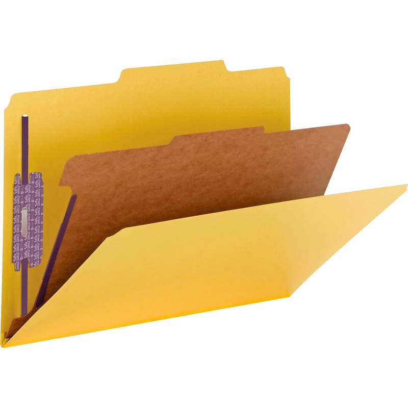 Smead SafeSHIELD Fastener 1-Divider Classification Folders – SMD18734
