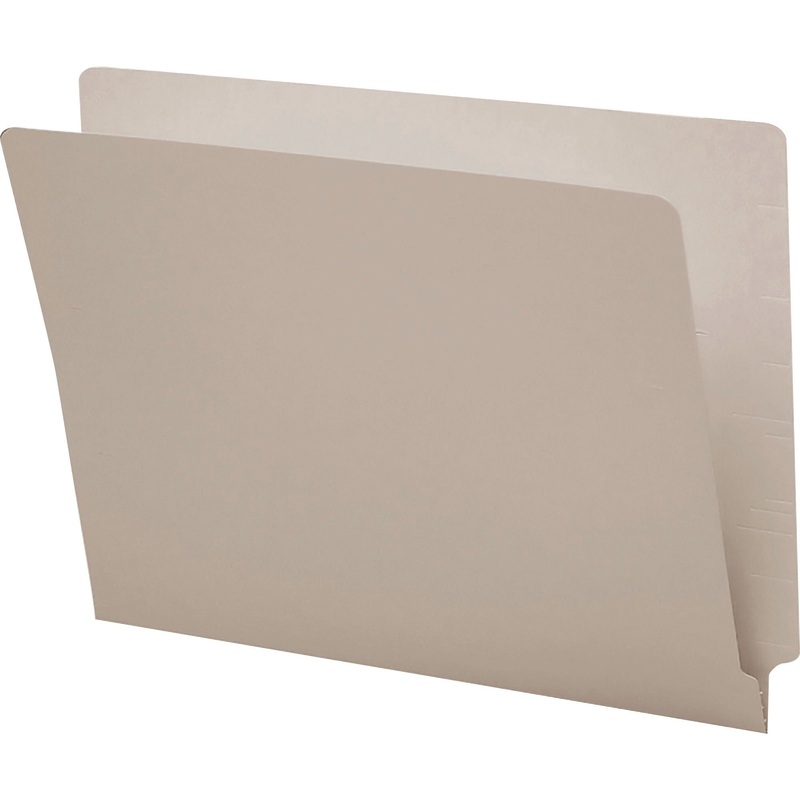 Smead Shelf-Master Straight Tab Cut Letter Recycled End Tab File Folder – SMD25310