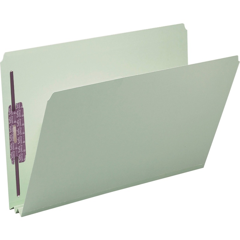 Smead Straight Tab Cut Legal Recycled Fastener Folder – SMD19910