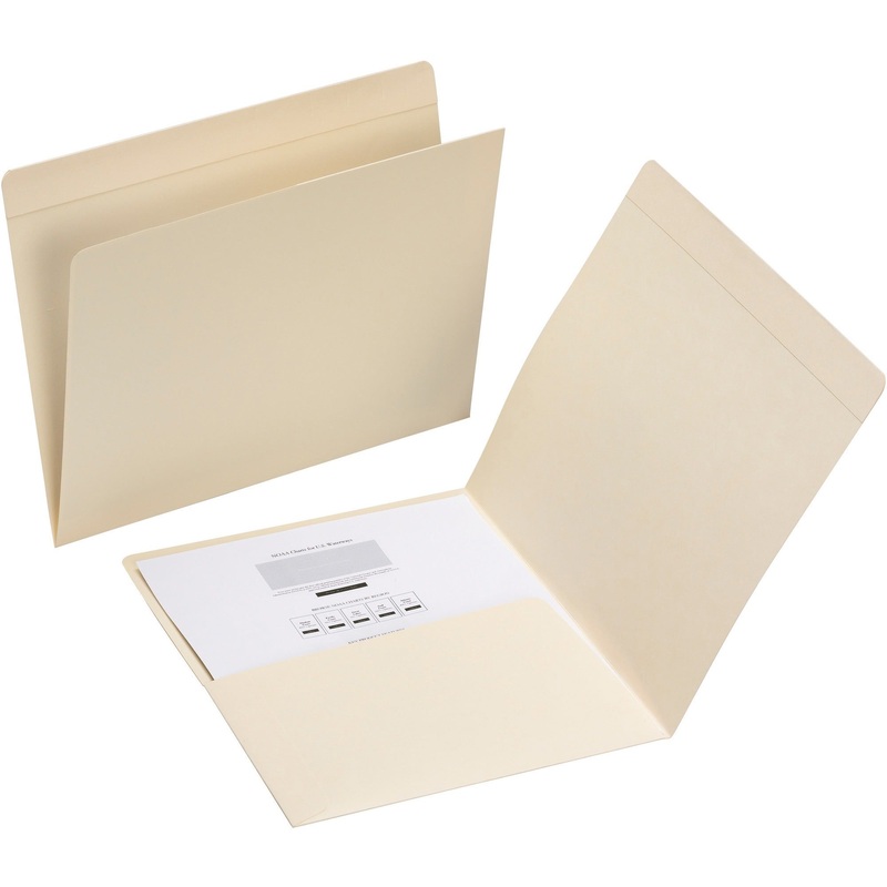 Smead Straight Tab Cut Letter Recycled Top Tab File Folder – SMD10315