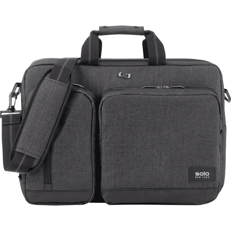 Solo Urban Carrying Case (Briefcase) for 15.6 Apple iPad Notebook – Gray, Black – USLUBN31010
