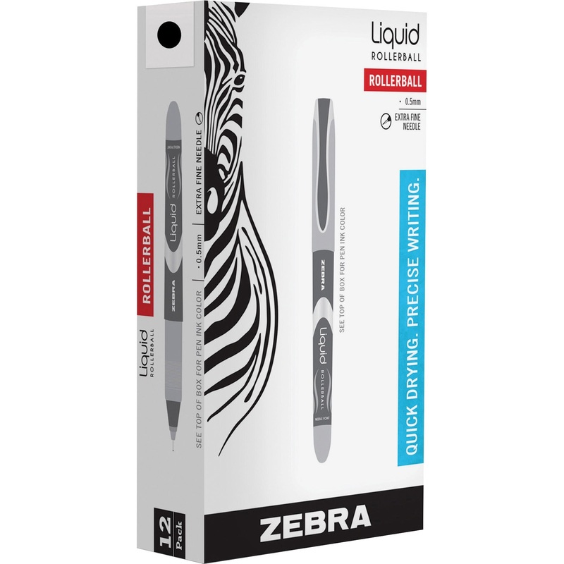 Zebra Pen Liquid Rollerball Needle point Pen – ZEB44410