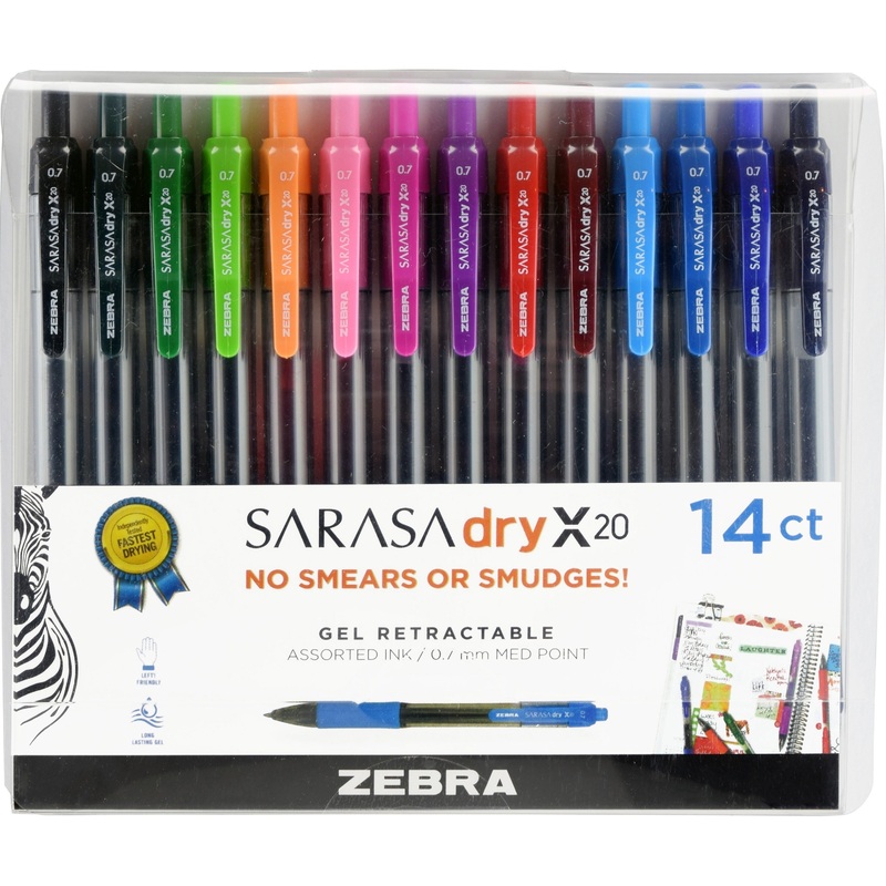 Zebra SARASA dry X20 Retractable Gel Pen – ZEB46824