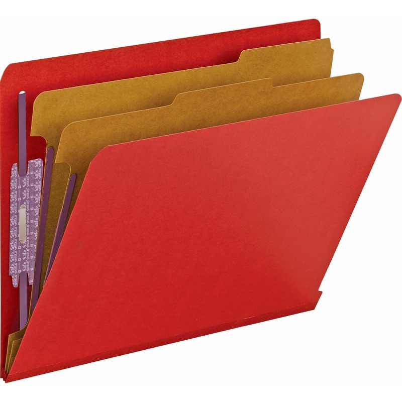 Smead 1/3 Tab Cut Letter Recycled Classification Folder – SMD26783