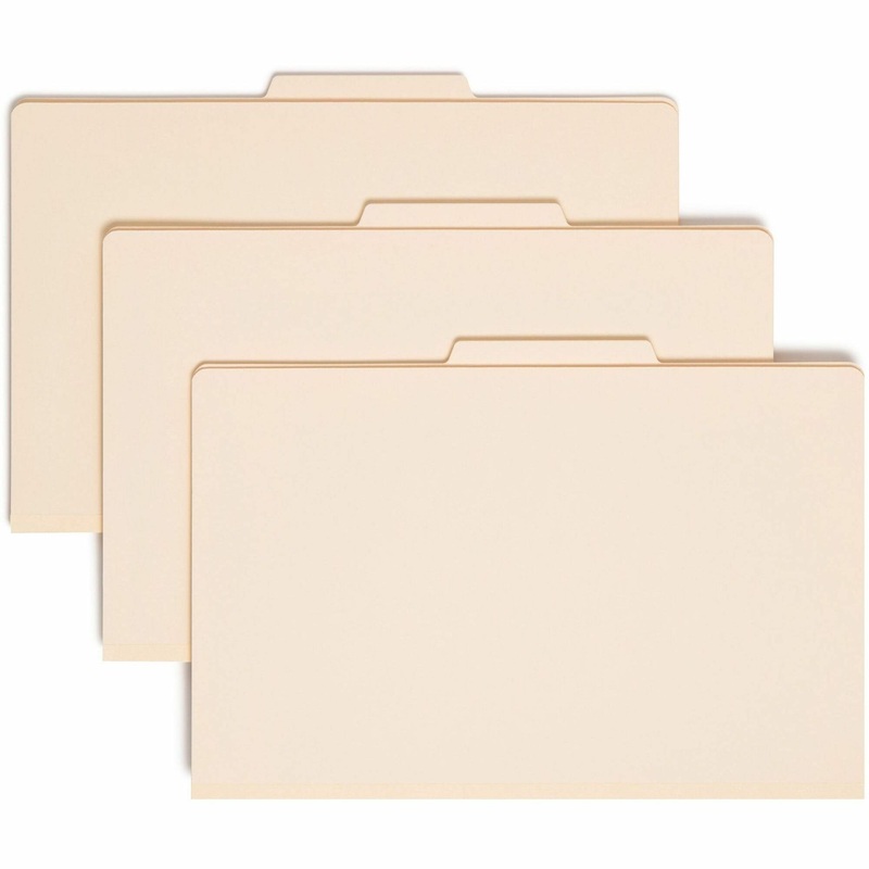 Smead 2/5 Tab Cut Legal Recycled Classification Folder – SMD19000