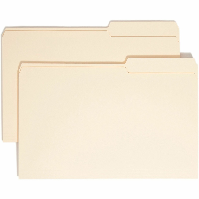 Smead 2/5 Tab Cut Legal Recycled Top Tab File Folder – SMD15385