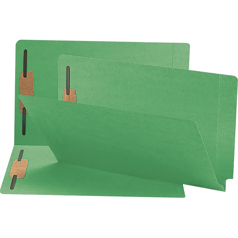 Smead Colored Straight Tab Cut Legal Recycled Fastener Folder – SMD28140