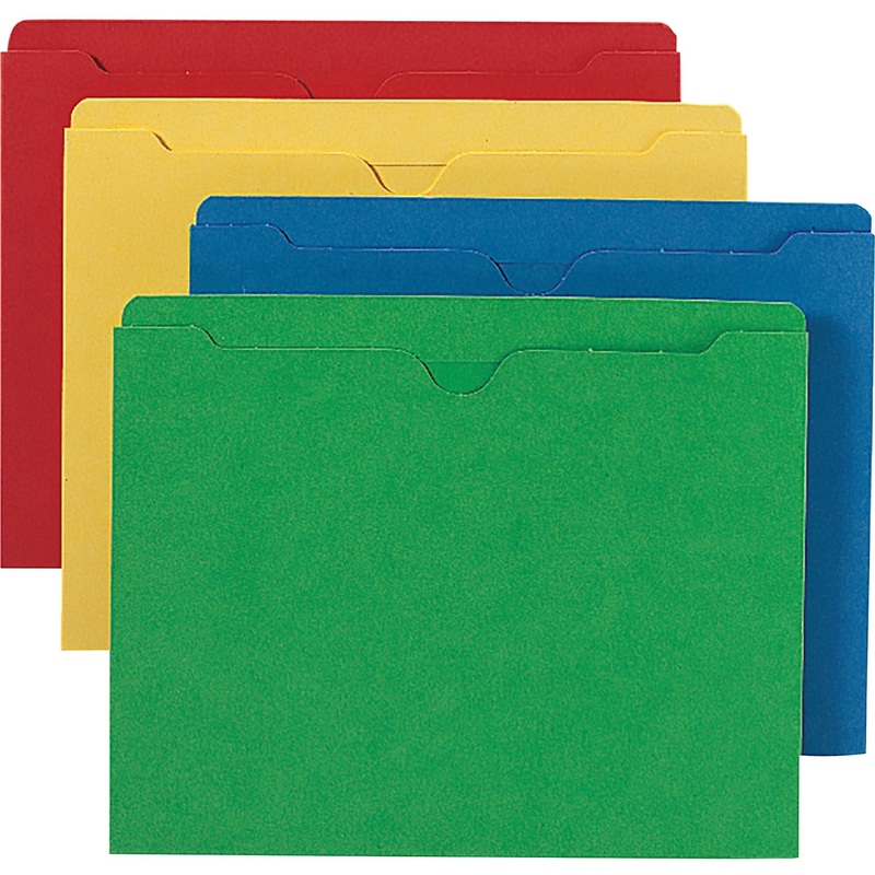 Smead Colored Straight Tab Cut Letter Recycled File Jacket – SMD75613