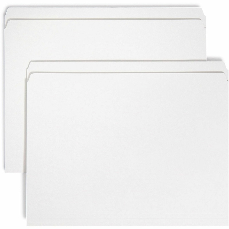 Smead Colored Straight Tab Cut Letter Recycled Top Tab File Folder – SMD12810