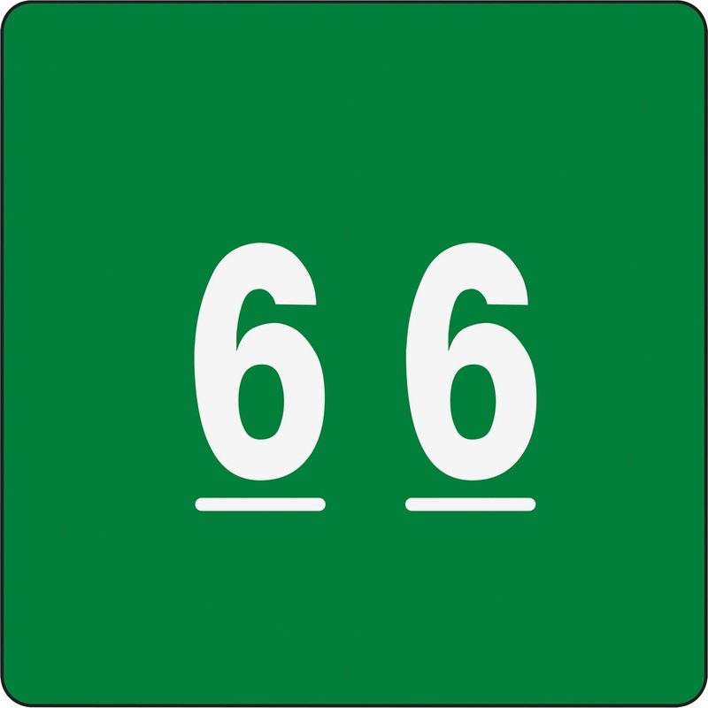 Smead DCC Color-Coded Numeric Labels – SMD67426