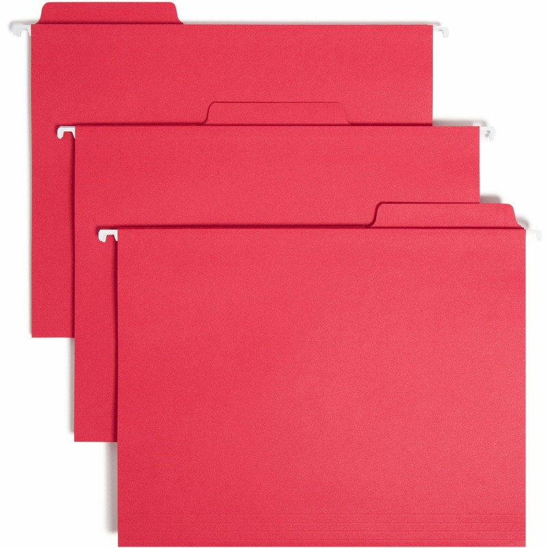 Smead FasTab 1/3 Tab Cut Letter Recycled Hanging Folder – SMD64096
