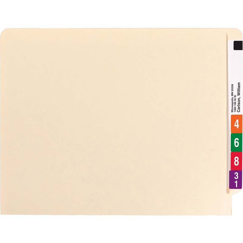 Smead Straight Tab Cut Letter Recycled Fastener Folder – SMD34220