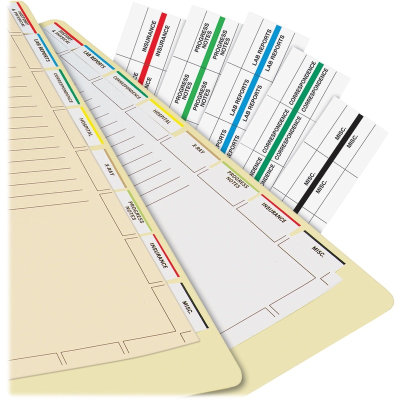 Tabbies Medical Chart Index Divider Sheets – TAB54520