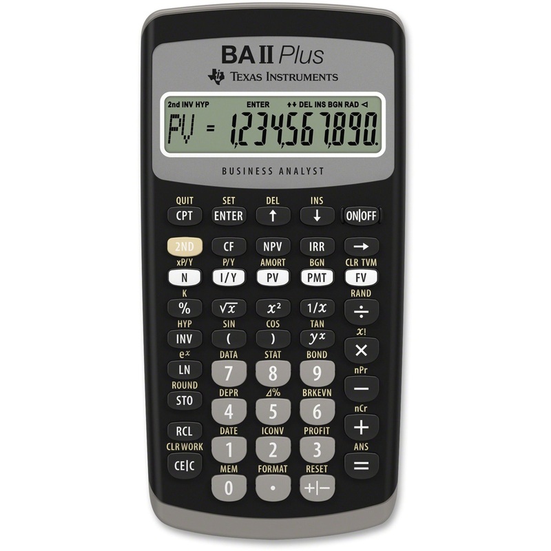 Texas Instruments BA-II Plus Advance Financial Calculator – TEXBAIIPLUS