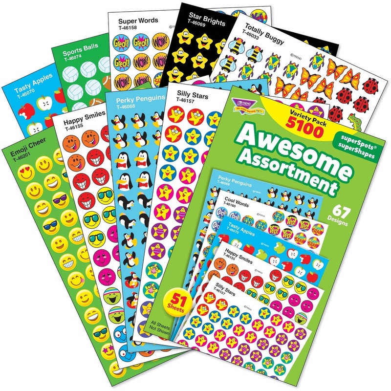 Trend Awesome Assortment Stickers – TEPT46826