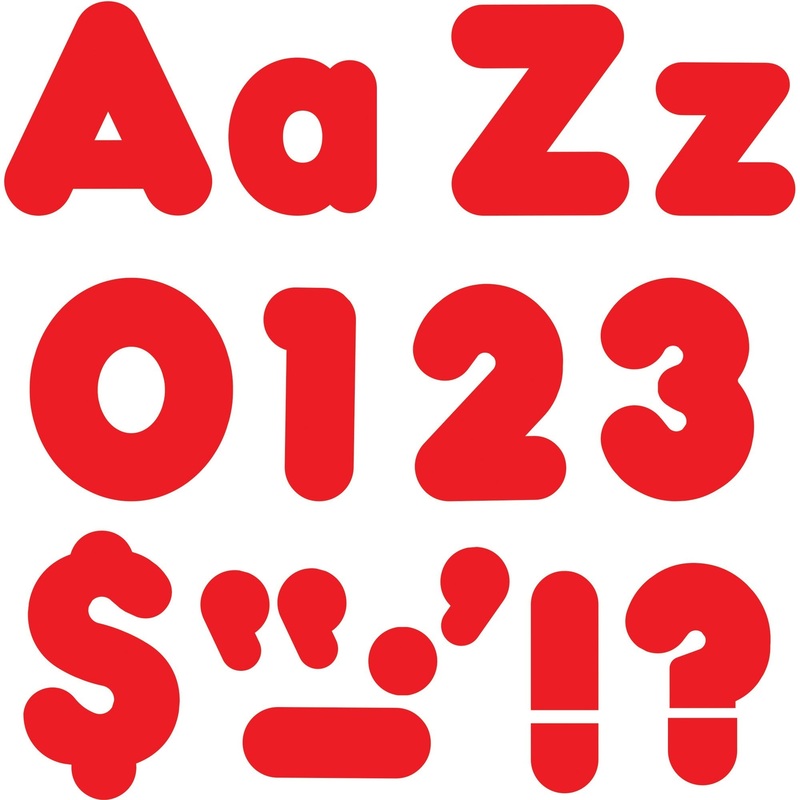 Trend Red 4 Casual Combo Ready Letters Set – TEPT79902