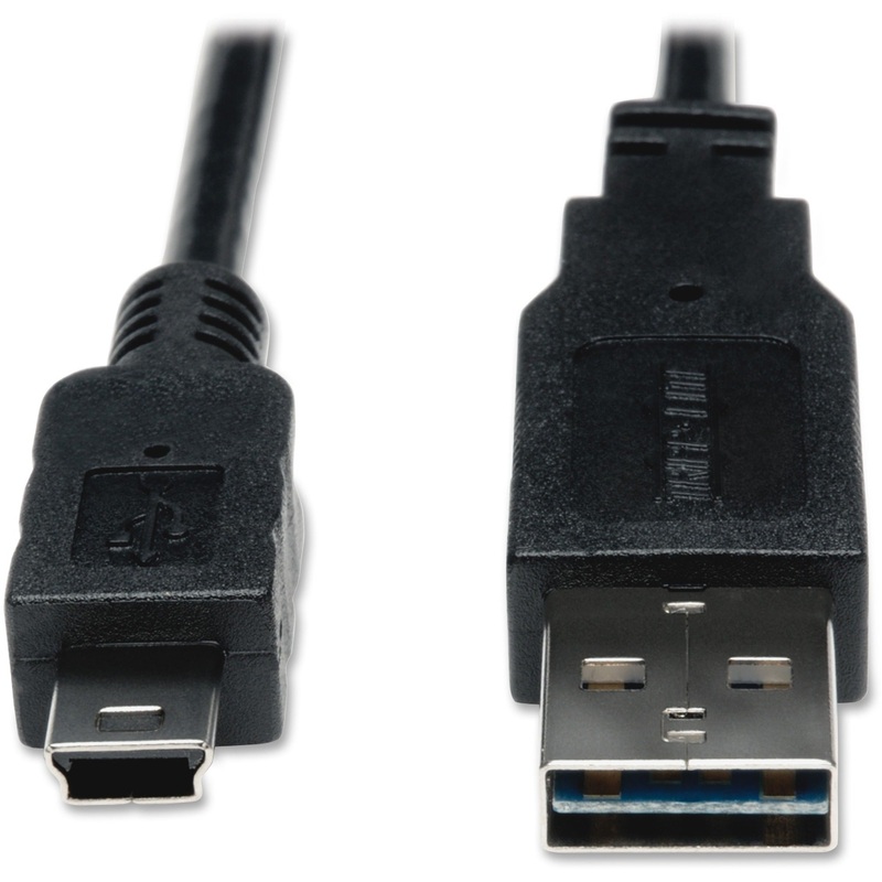 Tripp Lite 6ft USB 2.0 High Speed Reversible Cable A to 5Pin Mini B M/M 6′ – TRPUR030006
