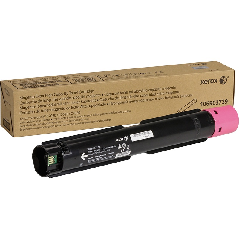 Xerox Original High Yield Laser Toner Cartridge – Magenta – 1 Each – XER106R03739