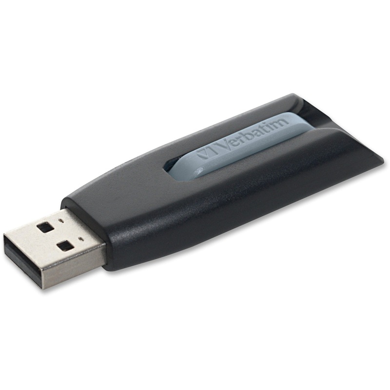 64GB Store ‘n’ Go V3 USB 3.2 Gen 1 Flash Drive – Gray – VER49174