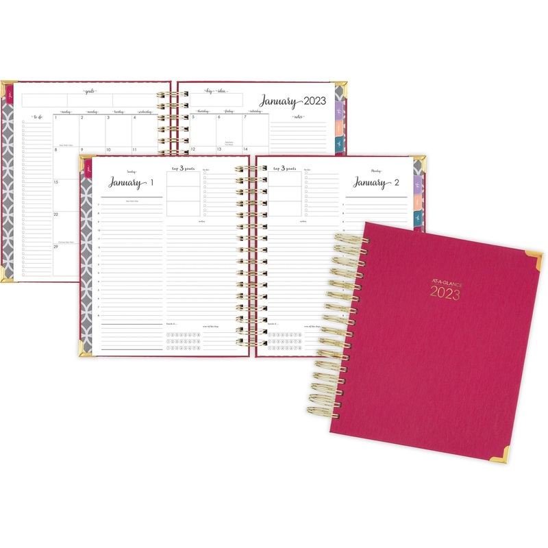 At-A-Glance Harmony Berry Cover Daily Planner – AAG609980659