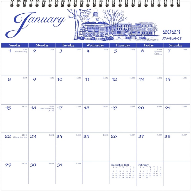 At-A-Glance Illustrators Edition Monthly Wall Calendar – AAGG100017