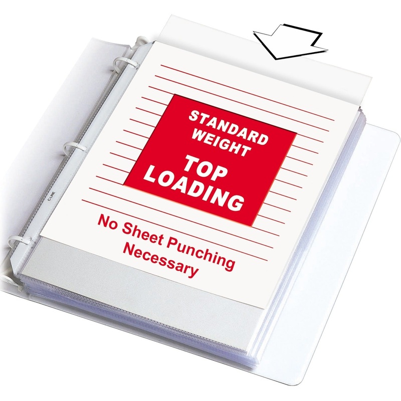 C-Line Standard Weight Poly Sheet Protectors – CLI62048