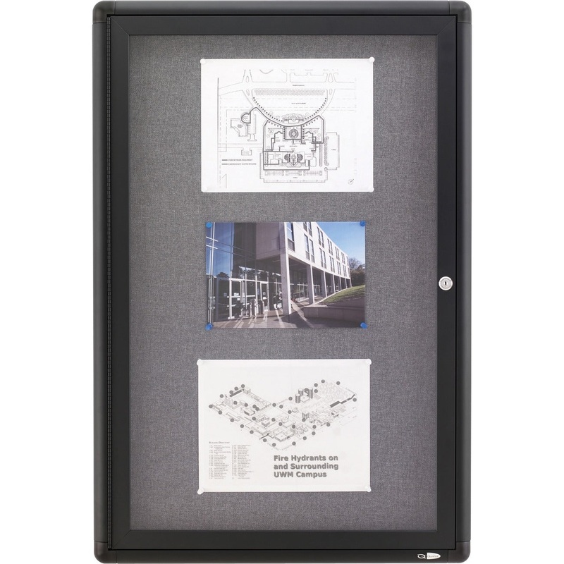 Quartet Enclosed Bulletin Board – QRT2363L